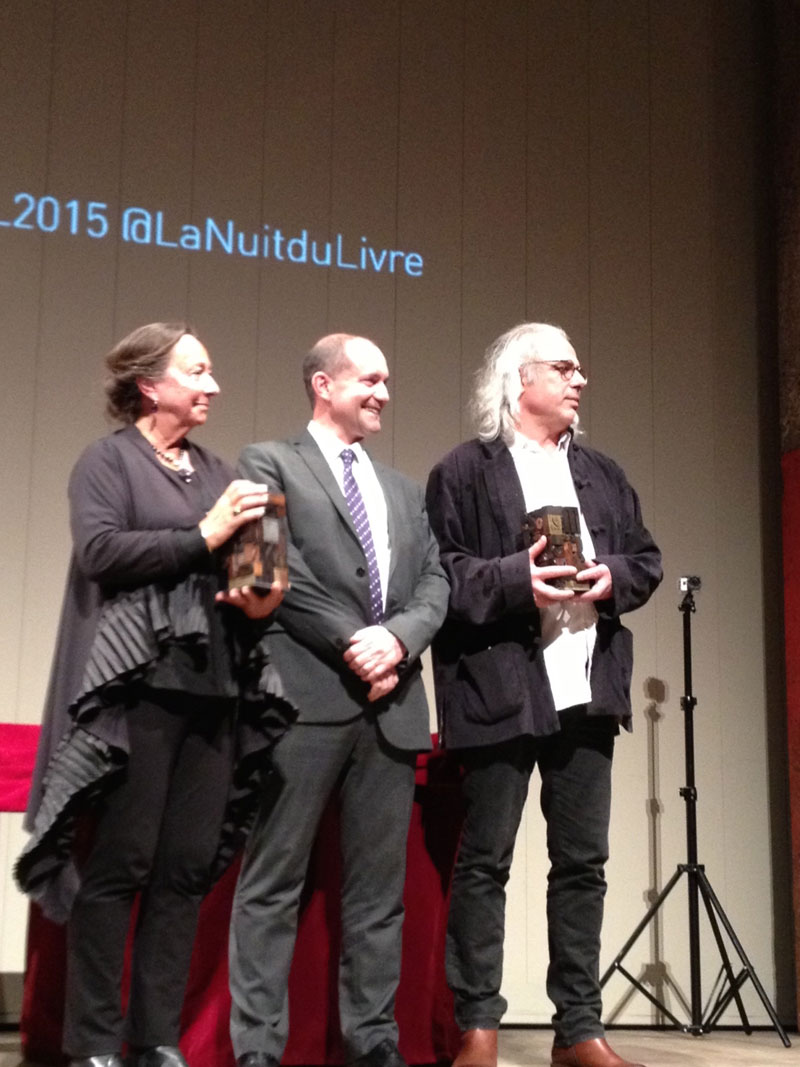 Yves Chagnaud et Martine Peucker-Braun à la Nuit du Livre